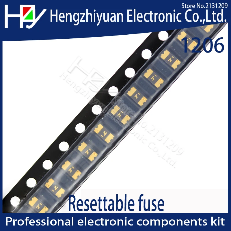 3216 1206 0.05A 0.1A 0.12A 0.16A 0.2A 0.25A 0.5A 0.75A 1.1A 2A 3A 3.5A 4A SMD сбрасываемый предохранитель PPTC PolySwitch Самовосстанавливающийся Предохранитель