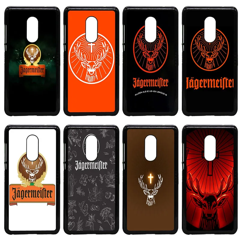 Buy Fashion Jagermeister Logo Deer Head Cell Phone Case Hard PC Cover for Xiaomi Redmi 3X Mi 6 5 5S Plus Note 4X 2 3 3S 4 Pro Prime on