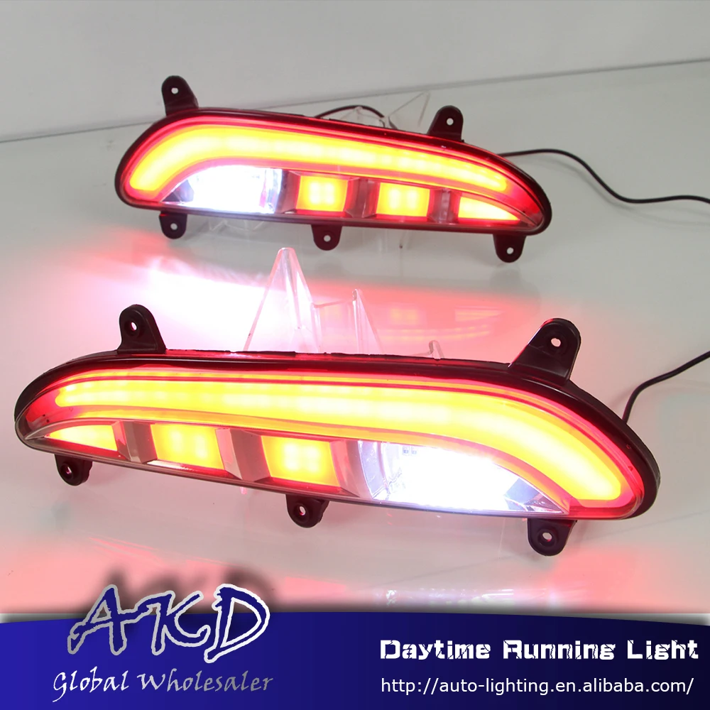 

Car Styling for Hyunda i20 Elite Rear Reflector for i20 elite rear bumper light DRL brake lamp +Rear Bumpe Reflector
