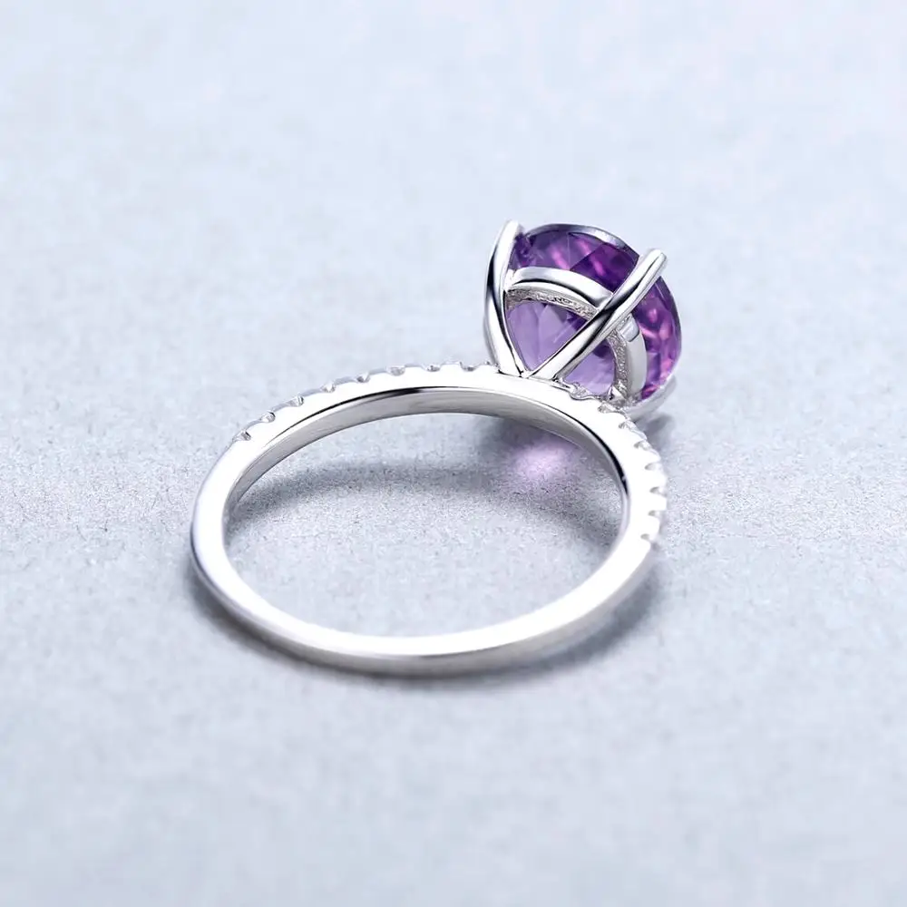 Драгоценный камень балет 2.66Ct натуральный аметистовый драгоченный кольцо из