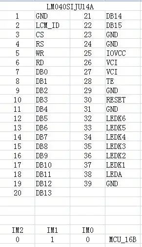 Ips 4,0 дюймов 39PIN TFT ЖК-дисплей lcm экран ILI9486 Привод IC 480(RGB)* 320 процессор 16 бит интерфейс