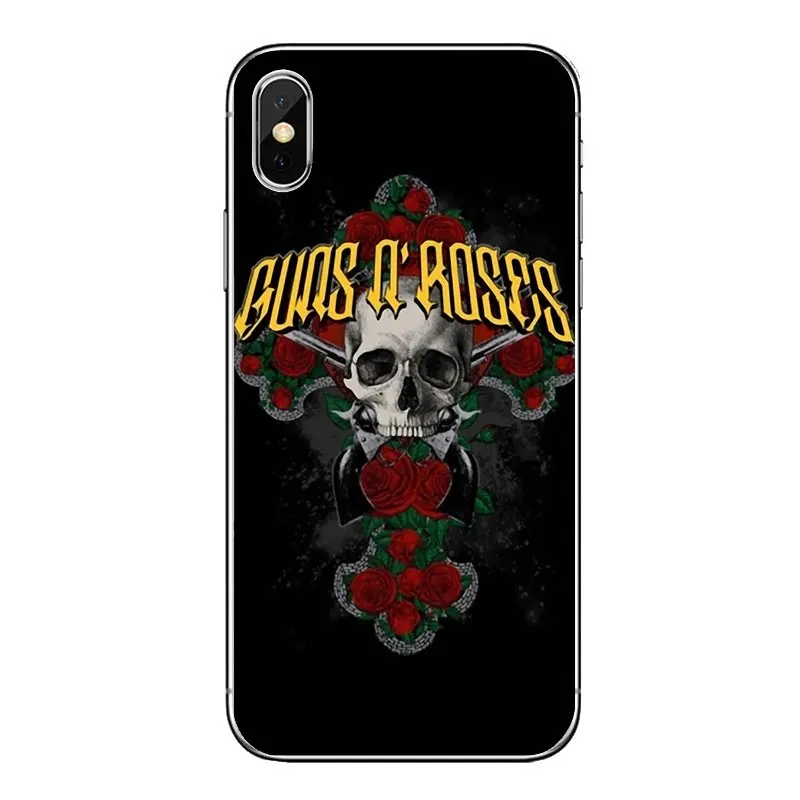 Для Nokia 2 3 5 6 8 9 230 3310 1 7 Plus мягкий прозрачный корпус крышки guns n roses музыкальная