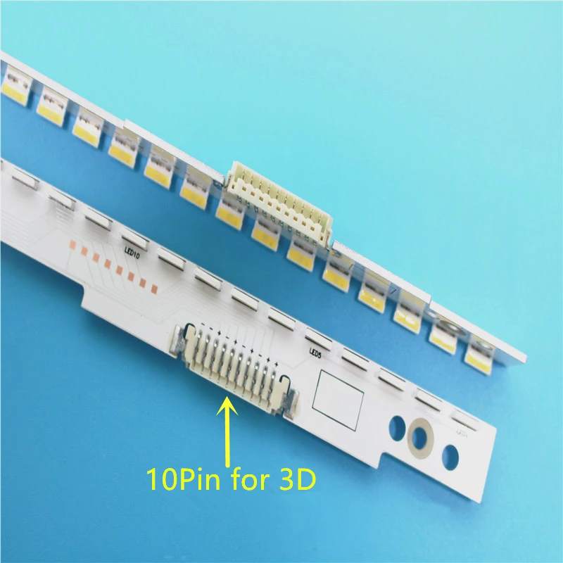 Новинка 10 шт./компл. 60LED 572 мм Светодиодная подсветка полоса для Samsung UA46ES5500R SLED 2012SVS46
