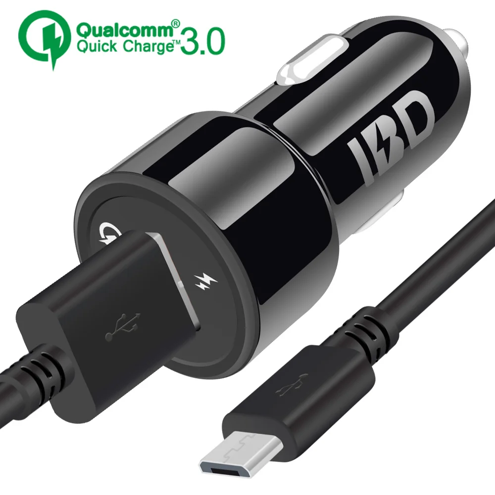Акция USB 3 0 Автомобильное зарядное устройство Быстрая зарядка для мобильного