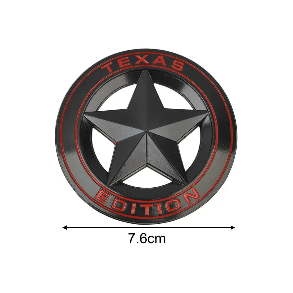 Металлическая 3D дизайнерская наклейка для автомобиля эмблема Texas Edition с эмблемой