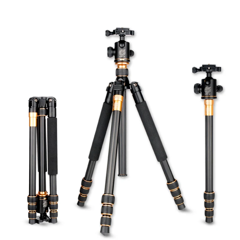 Горячая Распродажа профессиональный штатив из углеродного волокна портативный