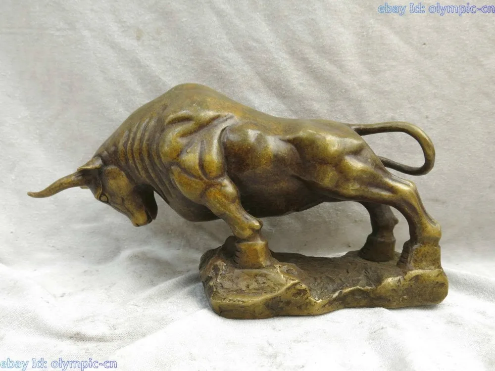 Китайская латунная Медная скульптура быка|statue|statue sculpturestatue china |