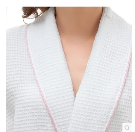 Домашний осенний тонкий пеньюар для влюбленных хлопковый Халат пар банный халат