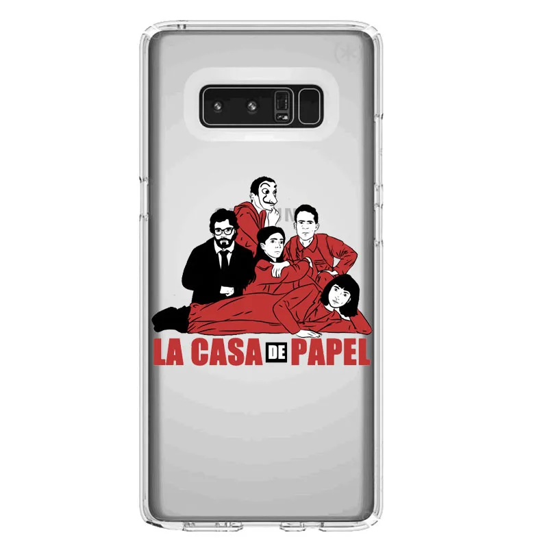 TPU La casa de papel Tokio испанский телевизор прозрачный мягкий Силиконовый ТПУ чехол для телефона для samsung A10 S10 S10LITE S8 S9PIUS S7EDGE 2018A8 NOTE9 - Цвет: TPU