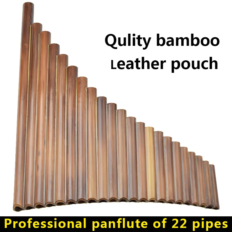 22 трубы Panpipes профессиональные бамбуковые флейты Panflute музыкальный инструмент сковорода Flauta изогнутые поперечные этнические инструменты музыкальные