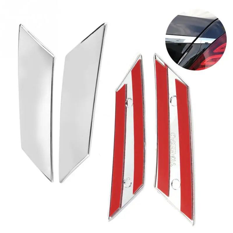 2 шт. задняя крышка для автомобиля полоски блестки литье отделка украшение Mercedes