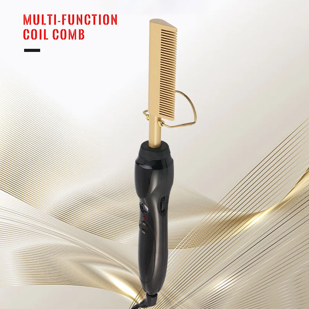 Электрическая расческа выпрямитель для волос Плойка завивки электрическая