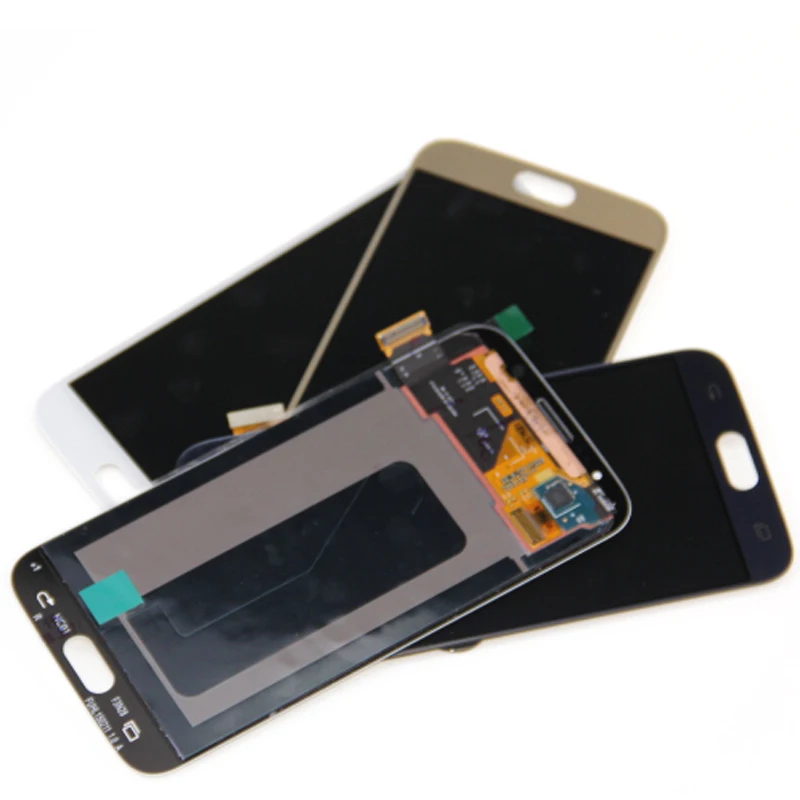 Дисплей для SAMSUNG Galaxy S6 G920 G920F сенсорный экран дигитайзер Замена ЖК черный белый