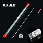 Новый пистолет-распылитель для аэрографии OPHIR, сменная насадка 0,3 мм 0,4 мм 0,5 мм, игольчатый колпачок, аксессуары для аэрографии _ ac081 + AC082 + AC083