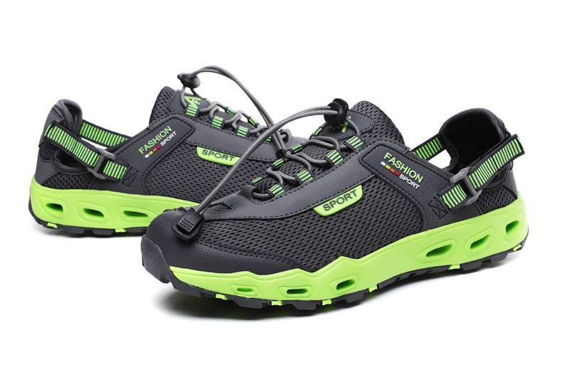 New Arrival Outdoor Aqua Shoes Sapatilhas Mulher Trekking Men Randonnee Scarpe Uomo Women Wading Upstream Breathable Mesh