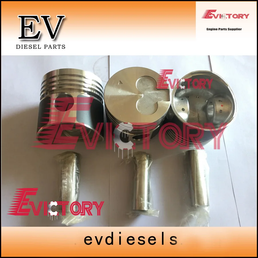 Комплект поршневых и колец K3B для трактора Mitsubishi|piston ring set|piston setpiston |