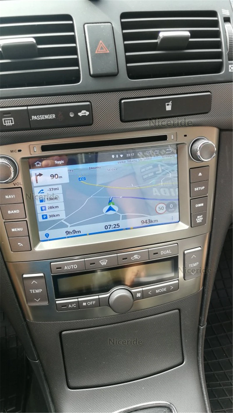 Автомобильный DVD плеер на Android 9 0 с GPS навигацией для Toyota Avensis 2002 2008 T25