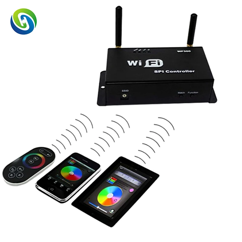 WF300 WiFi SPI контроллер для IC светодиодных пиксельных лент и модулей освещения Wifi