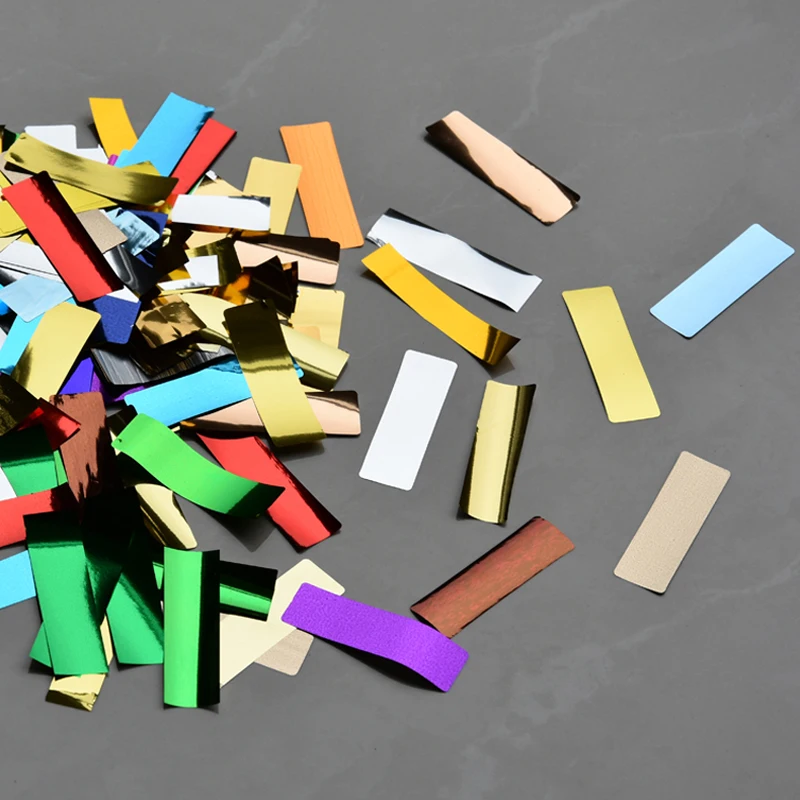 Мути цвет Retangular 1 5*5 см конфетти из фольги измельченные блёстки confettis de mariage