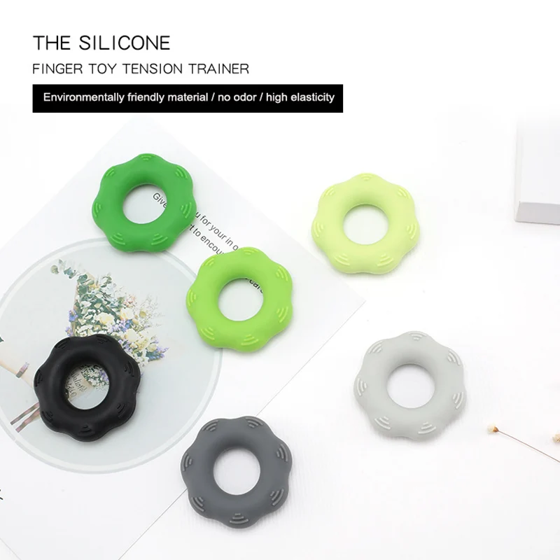 2 шт./компл. силиконовый силовой палец рукоятка Мышечная сила пулер тренировочный