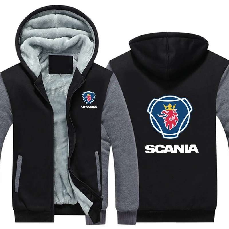 Высококачественная Мужская куртка худи SCANIA зимнее пальто для мужчин