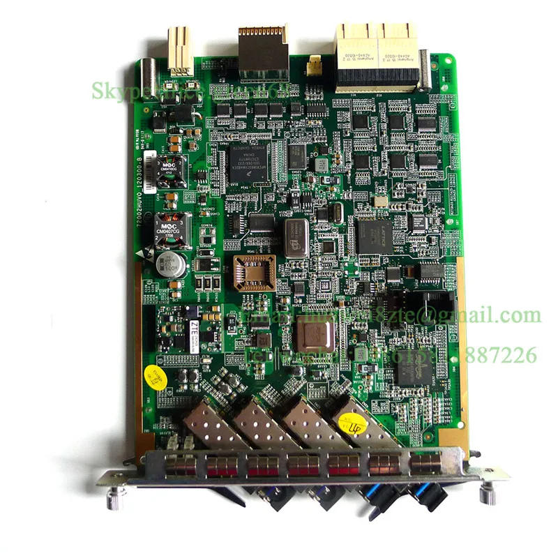 ZTE 4 порта uplink плата HUVQ для C300 OLT 2 шт. 10G + 1 25G SFP порта|Оптоволоконное оборудование| |