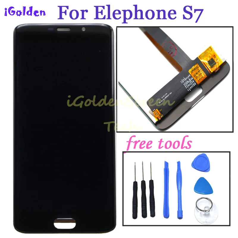 1920X1080 100% тест 5 дюймов Elephone S7 ЖК-экран ЖК-дисплей + сенсорная панель в сборе