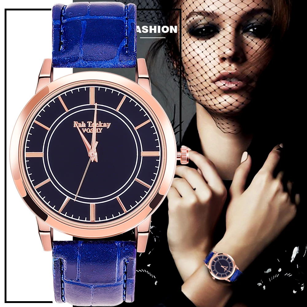 Женские кварцевые часы золотой циферблат для женщин модные повседневные