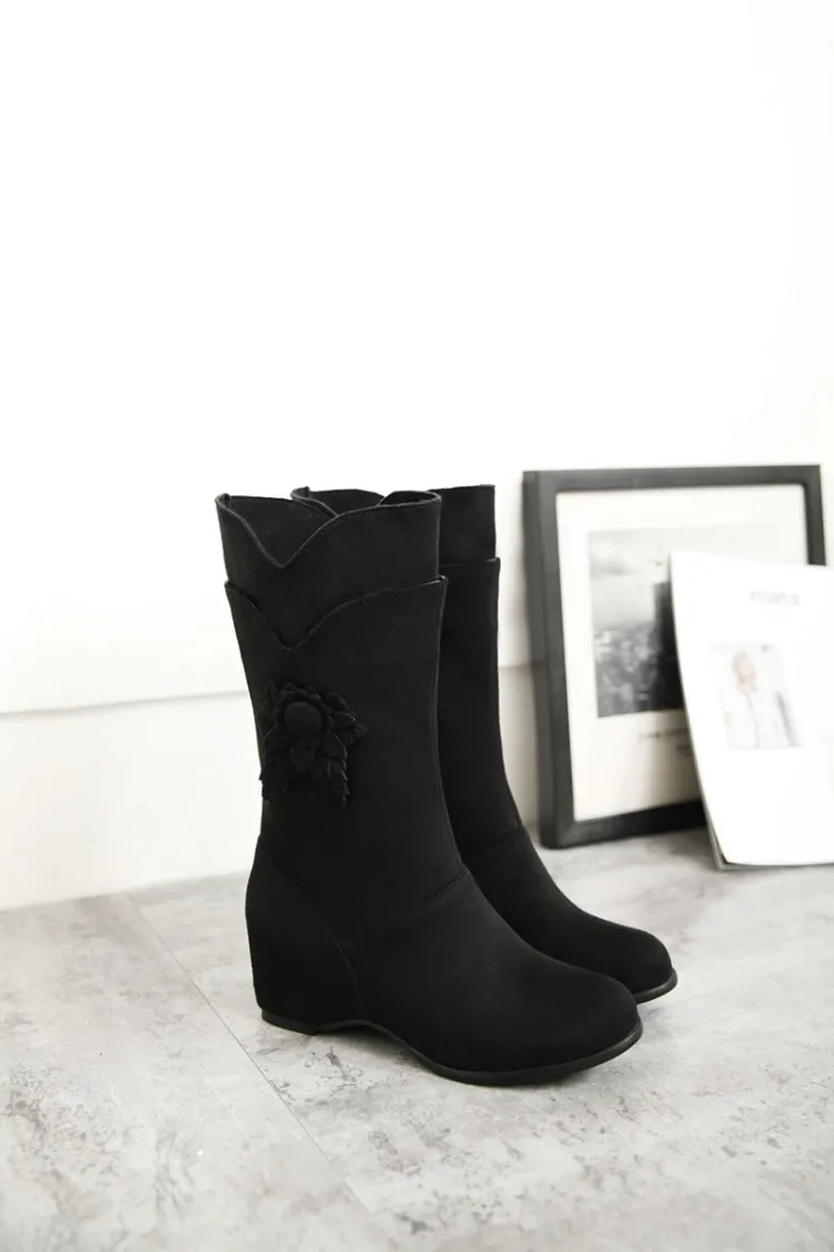 Женские сапоги до середины голени в летнем стиле; botas masculina zapatos botines mujer chaussure femme; HQ101