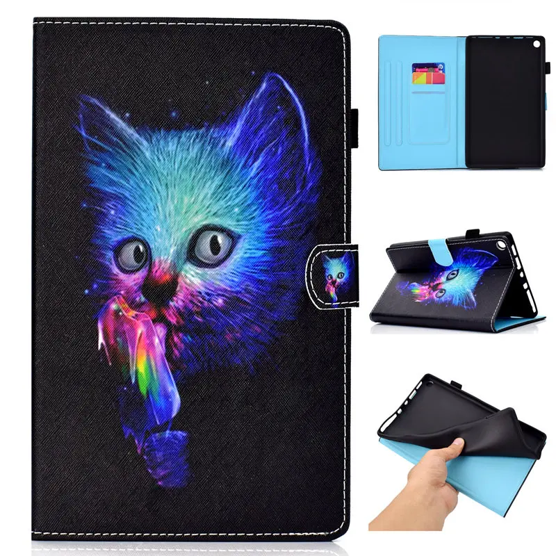 Misolocat чехол для планшета Amazon Kindle fire HD 8 2016 2017 откидная крышка Подставка Funda