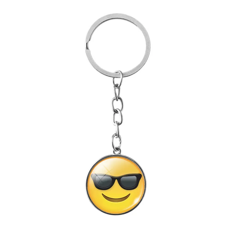 Новый потрясающий классический желтый смайлик брелок Be Happy Emoticon ретро поп-арт