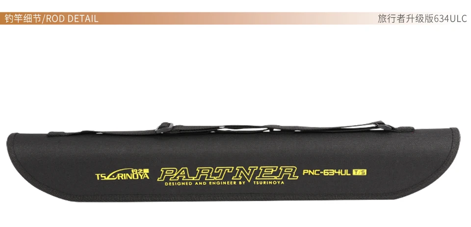 Tsurinoya PARTNER 4 сек приманка для ловли 1,89 м 2 наконечника UL/L 2-7 г/4-10lb углеродная Приманка литейная катушка Pesca Olta Canne Peche