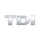 3D Алфавит эмблема наклейка автомобиль Стайлинг TDI значок эмблема наклейка автомобиля стикер украшение багажника автомобиля аксессуары