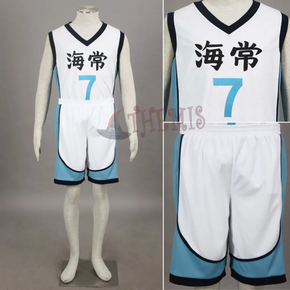 Athemis корзина костюм с мячами Kuroko no Basket № 7 кисэ рёта Косплэй летняя спортивная
