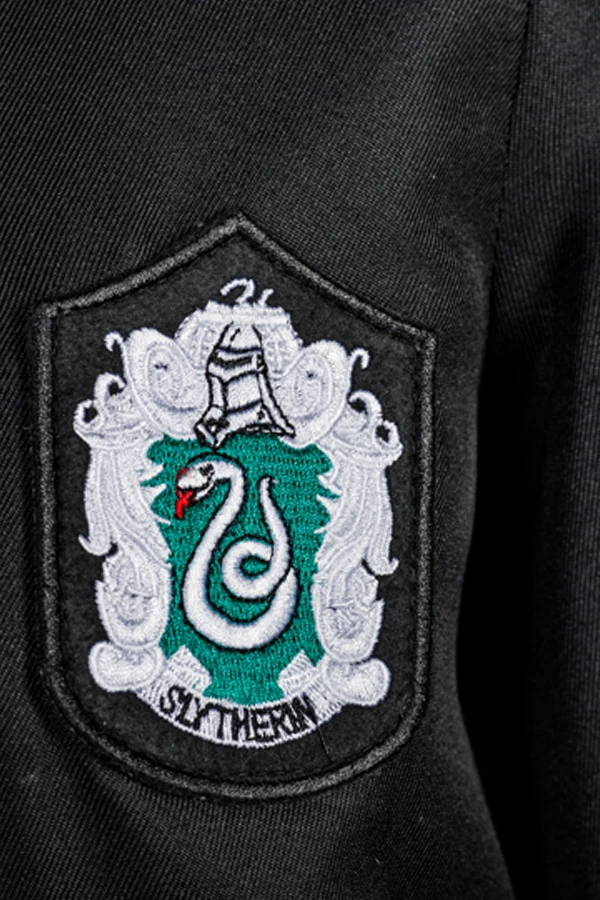 Школа Слизерин Униформа Draco Malfoy косплей костюм халат плащ только для ребенка