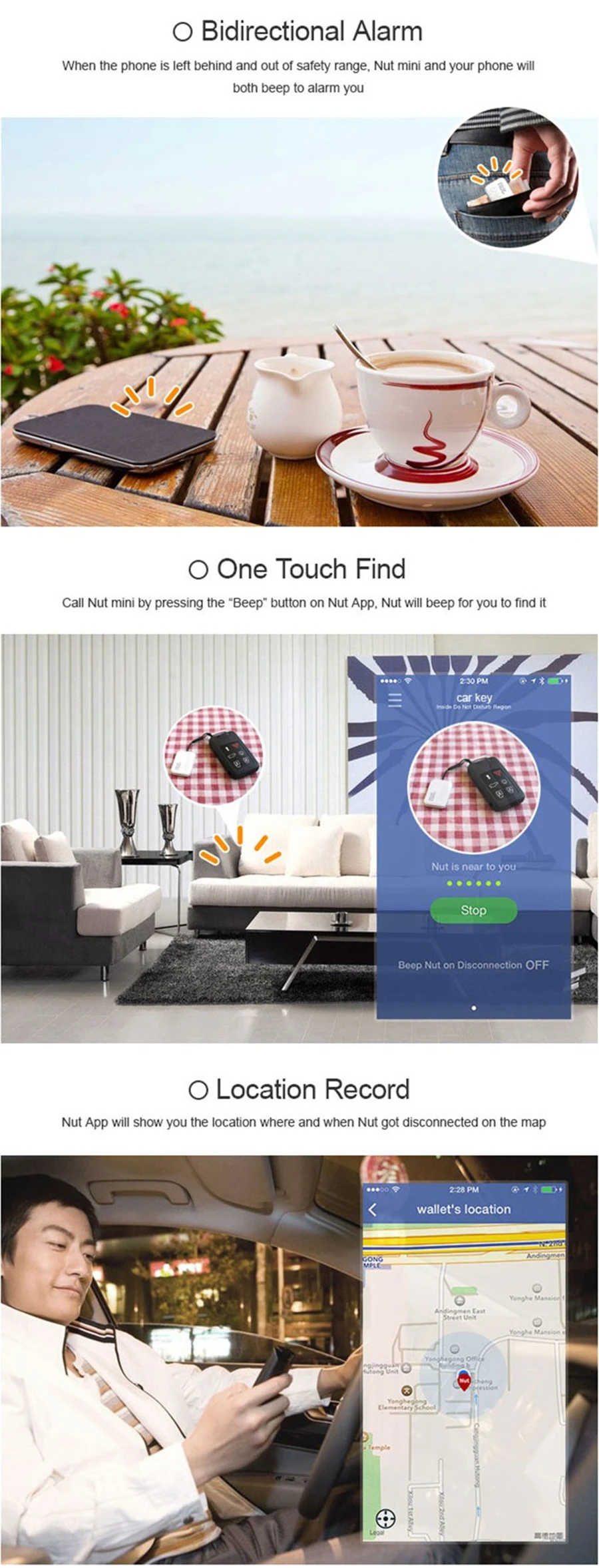 4 шт./лот smart finder Tracker Nut Mini 3 Bluetooth сигнализация локатор для детей Pet багаж кошелек телефон ключ анти потеря напоминание