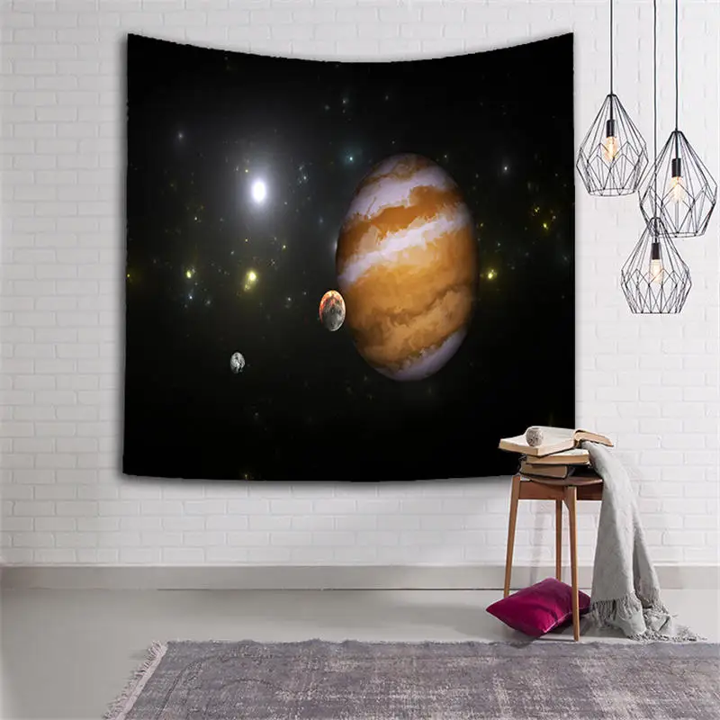 Psychedelic Galaxy Космический настенный гобелен пледы ковер одеяло Кемпинг палатка