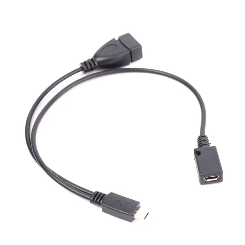 1 шт. горячий микро USB папа к гнездовой хост OTG Кабель адаптер Y сплиттер #69722|to usb|usb to