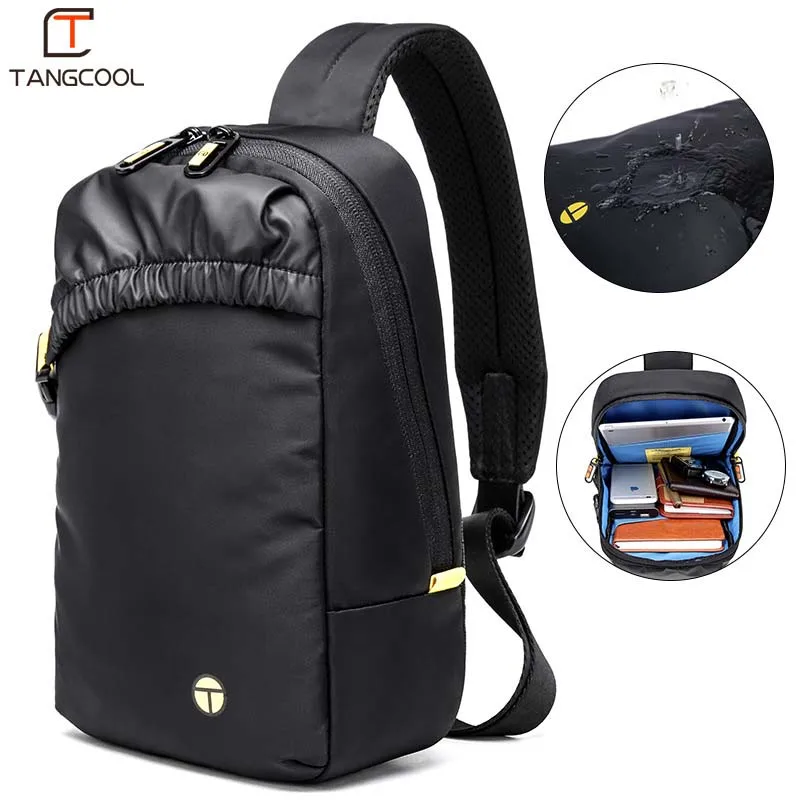Tangcool 8038 модные мужские сумки через плечо нагрудный пакет короткая