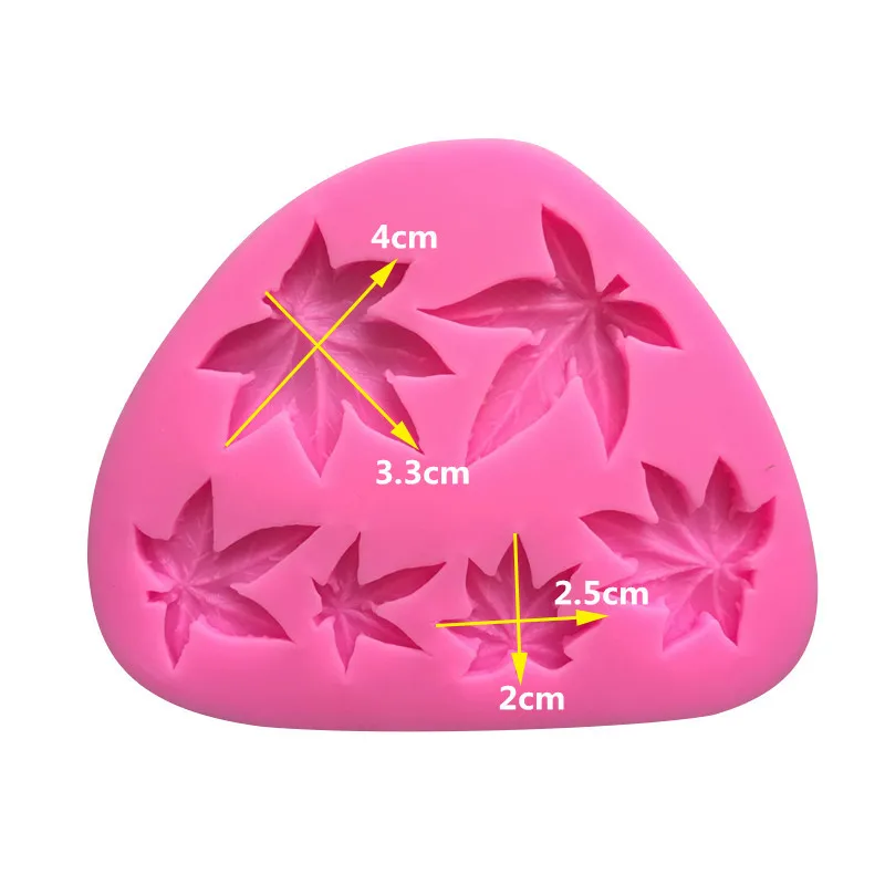 Силиконовая форма для помадки торта кленового листа|chocolate mold|pastry mouldstool diy |