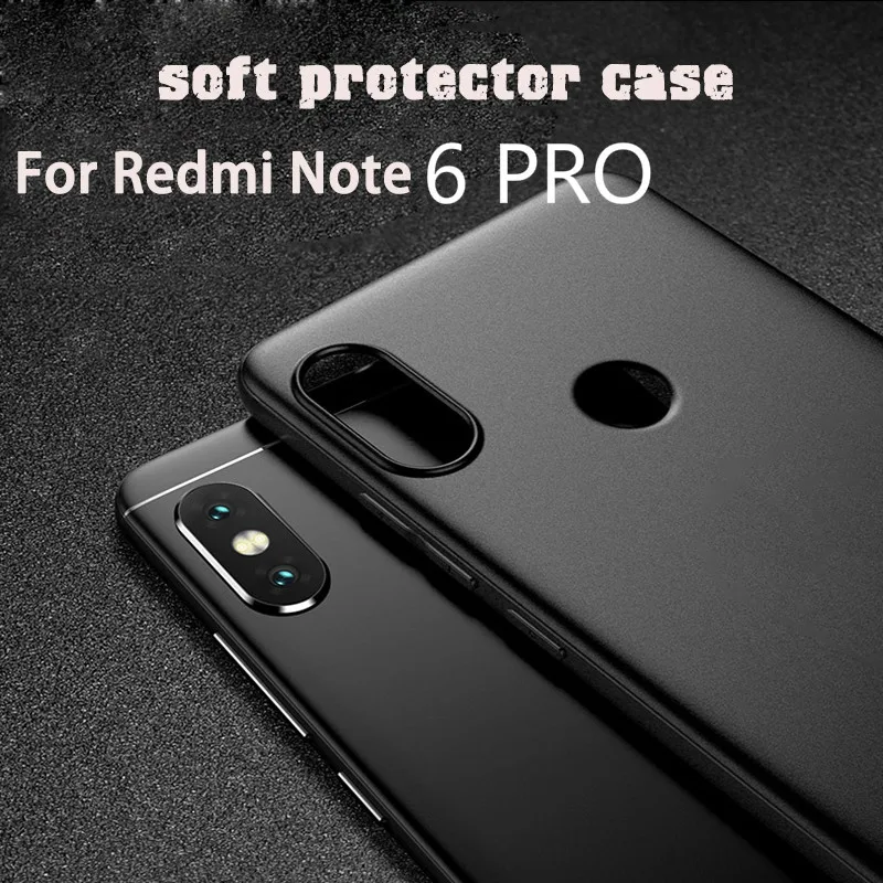 Мягкий ТПУ для Xiaomi Redmi Note 6 Pro чехол Роскошный прозрачный Матовый силикон на Note6