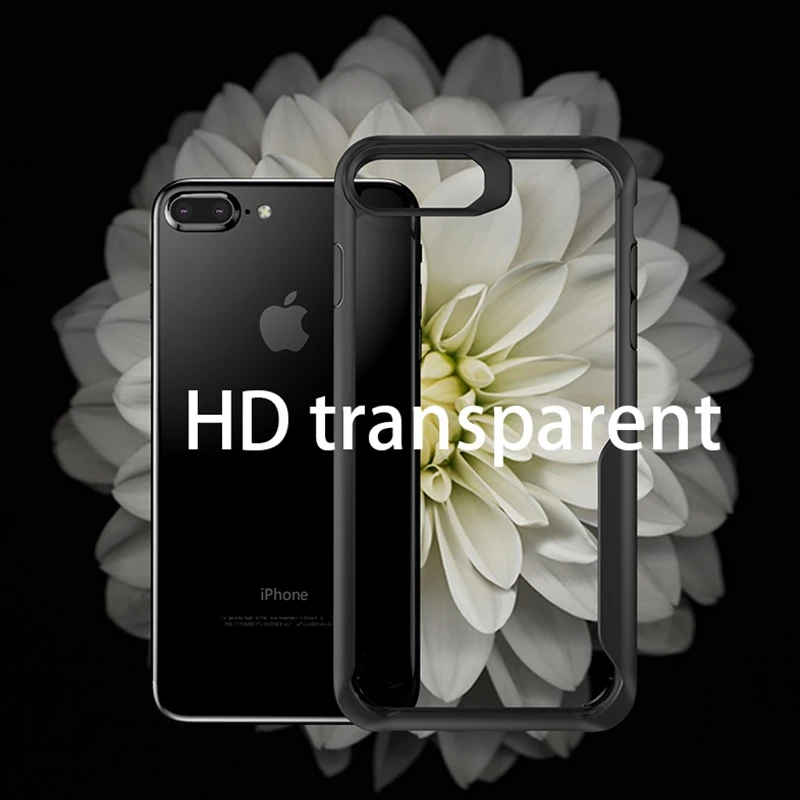 Case For iPhone X 10 7 Transparent Shockproof Cover 8 Coque 6 6s Plus 5 5s SE |