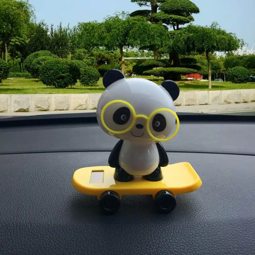 2018 горячая Распродажа Новая мода Милая панда на солнечных батареях танцы