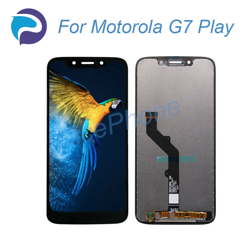 Новый ЖК-дисплей для Motorola G7 Play замена экрана XT1952 сенсорный дигитайзер сборка play lcd