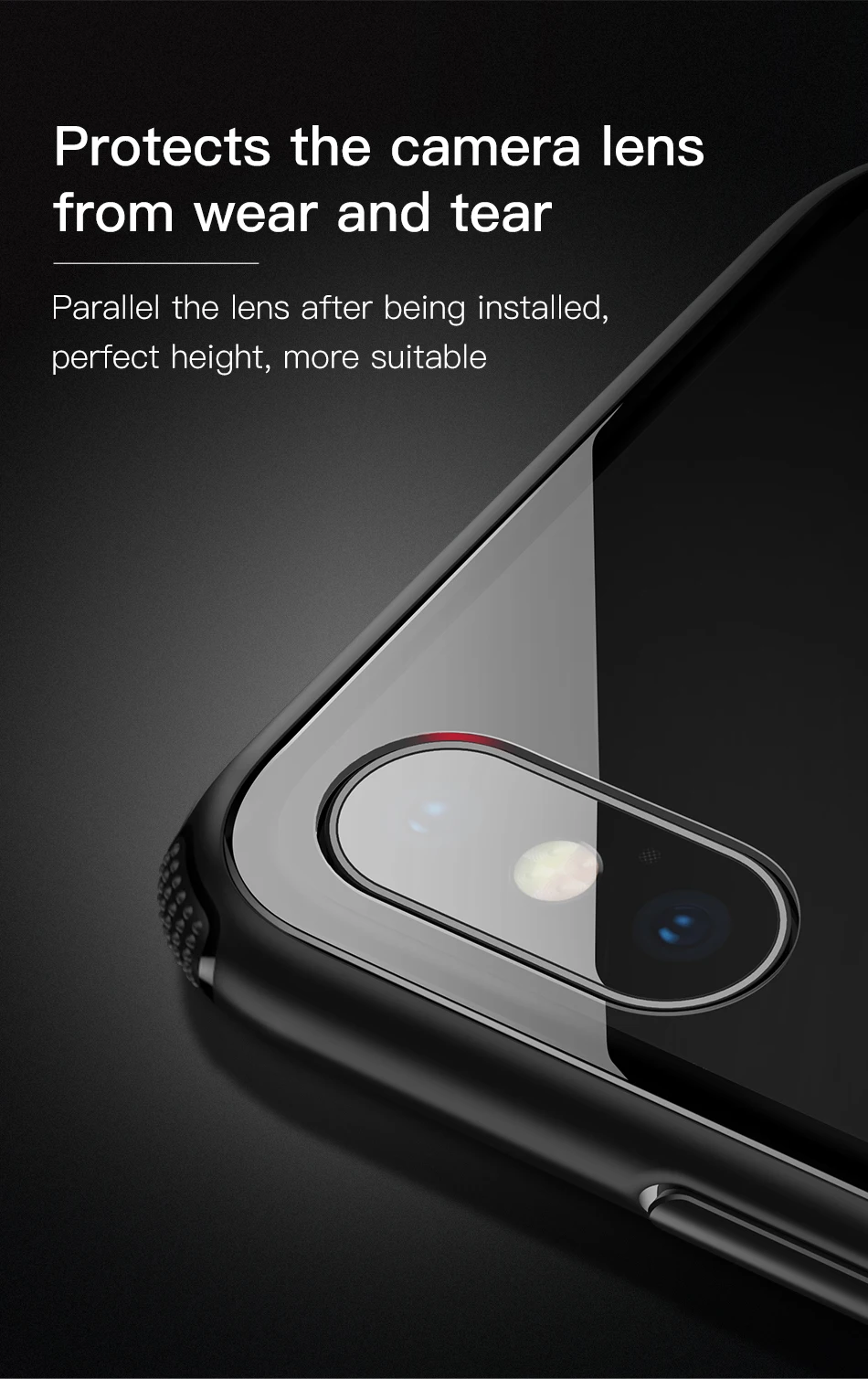 Baseus роскошный чехол из закаленного стекла для телефона для iPhone Xs XR Xs Max защитный чехол s Мягкий чехол с краями из ТПУ задняя крышка чехол для телефона