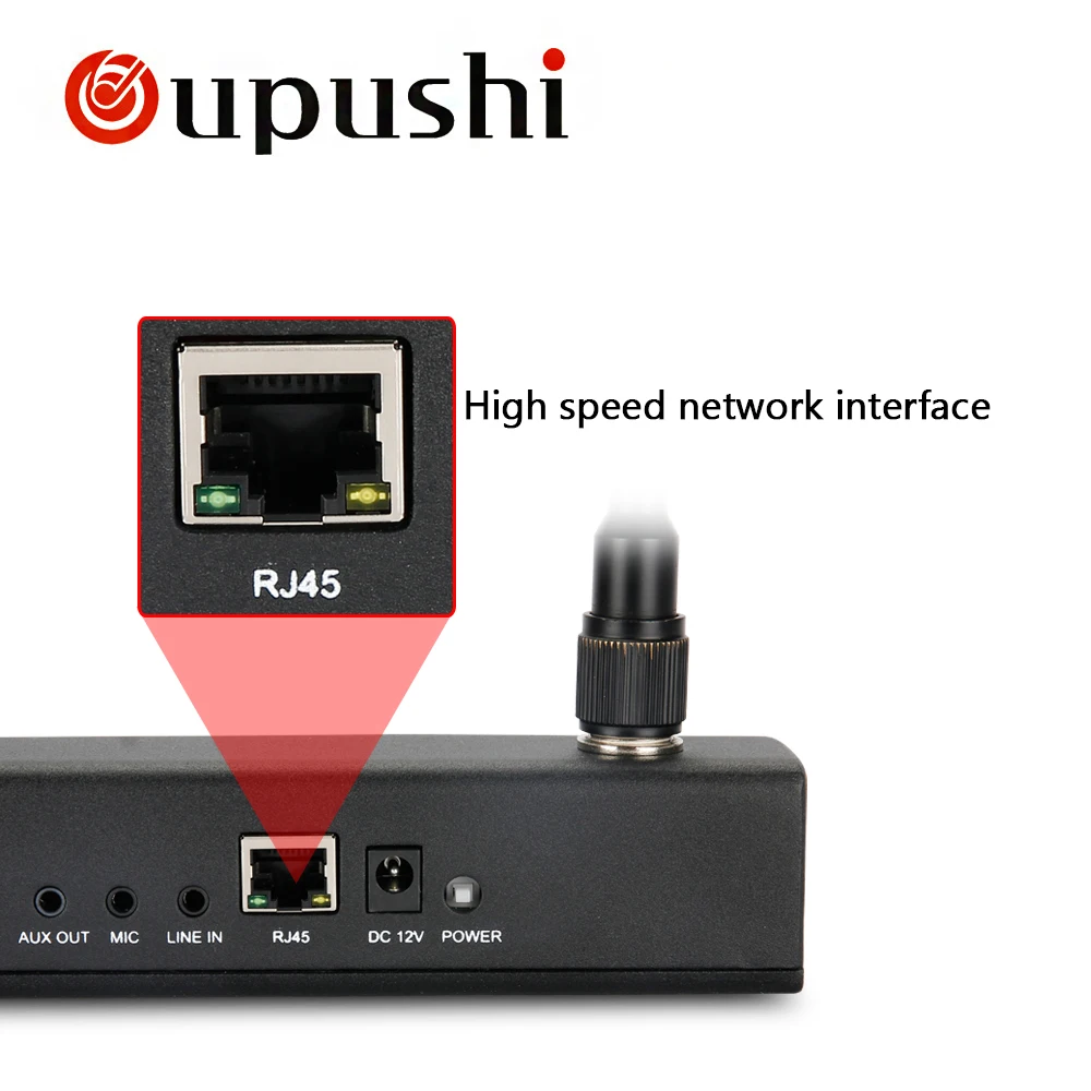 Oupushi IP63 IP сеть Ранняя Радио микрофон кампус цифровая система вещания