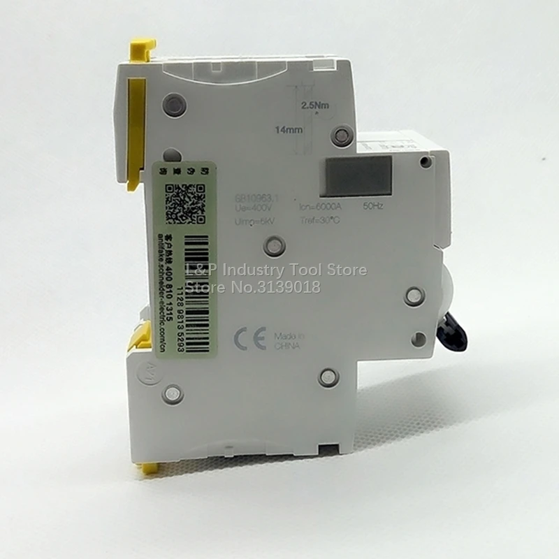 Новинка аутентичный миниатюрный автоматический выключатель Schneider telemecсоник IC65N 2P