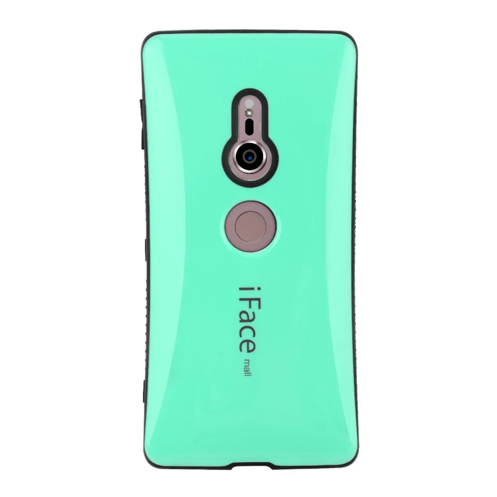 Светло-зеленый Противоударный чехол для sony Xperia 1 XZ3 чехол Iface Mall полная защита чехол для sony Xperia XZ2 XZ1 XZ компактный Премиум чехол - Цвет: Светло-зеленый