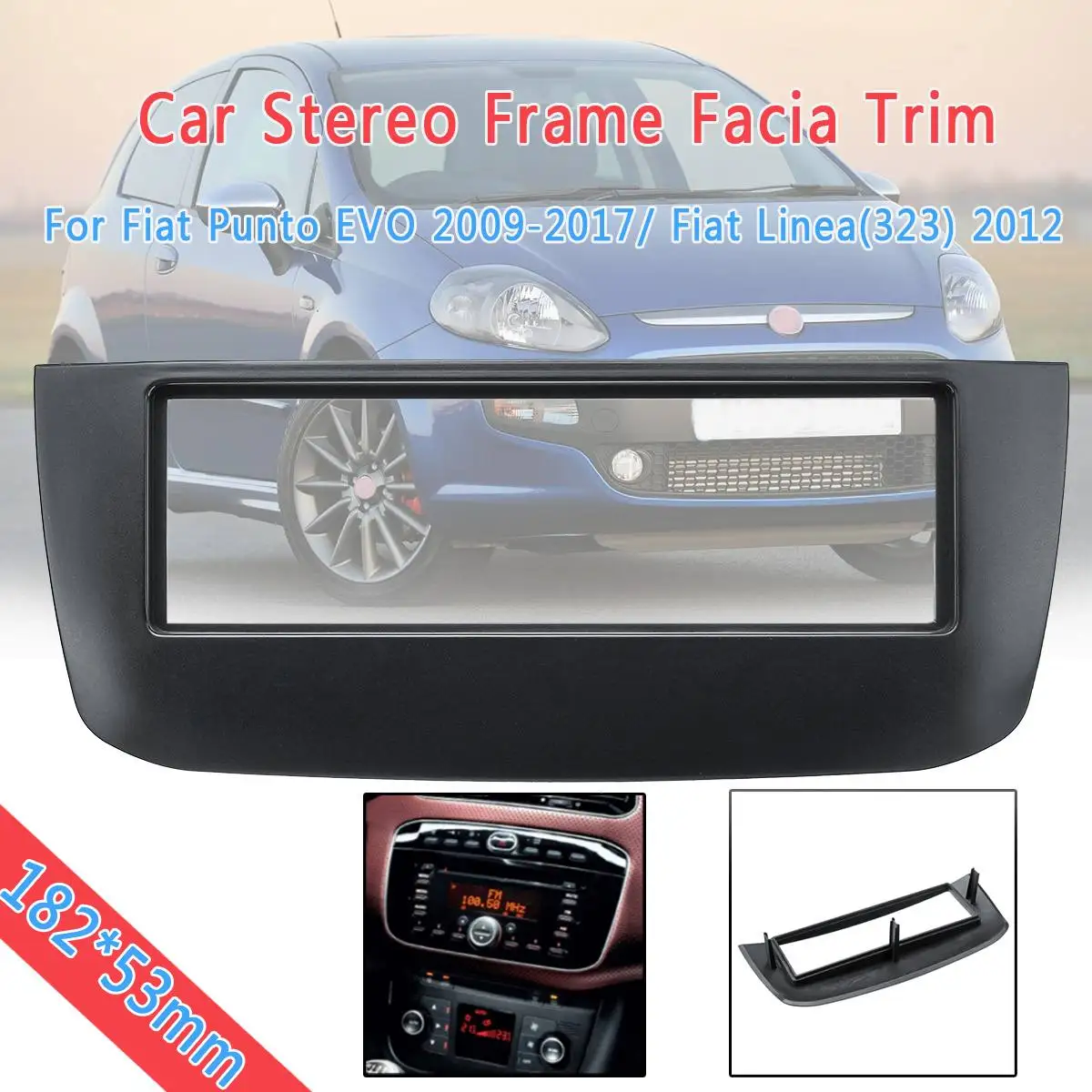 11 375 автомобильный DVD/CD для FIAT Punto (199/310) 2009 2017 Linea 2012 + радиоприемник стерео панель