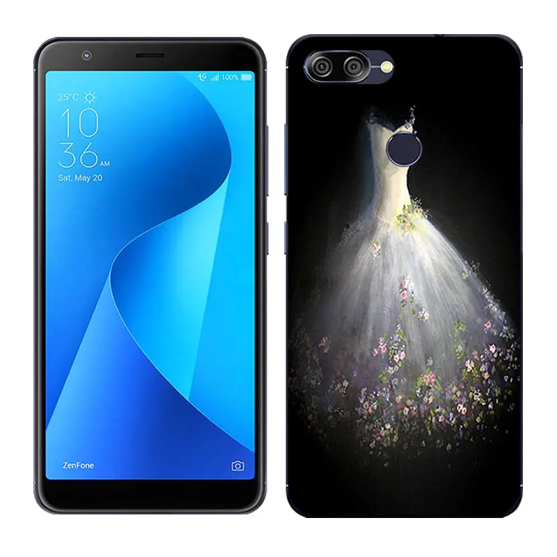 19 Для Asus Zenfone Max Plus M1 силиконовый чехол Land Луна роспись мягкий чехол для задней панели телефона для Asus Zenfone Max Plus M1 ZB570TL X018D - Цвет: 19